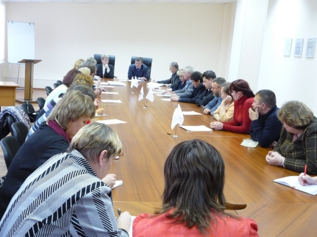 Расширенное заседание профкома с приглашением заместителя директора Е.В. Логинова