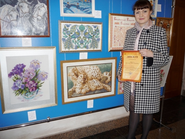 Евгения Александровна Мишута (крупносортный цех), победительница в номинации "Самая сложная работа по технике выполнения"